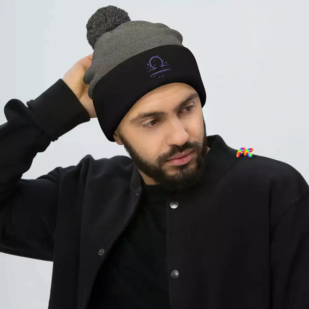 Libra Pom-Pom Beanie