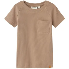 Lil'Atelier Mocha Meringue Gago Kub Slim T-Shirt