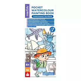 Logical Toys - Pocket Water Colour Painting Book - Travel Around the World