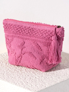 Loretta Zip Pouch - Pink