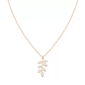 Magic Charm Fern Necklace (Gold)