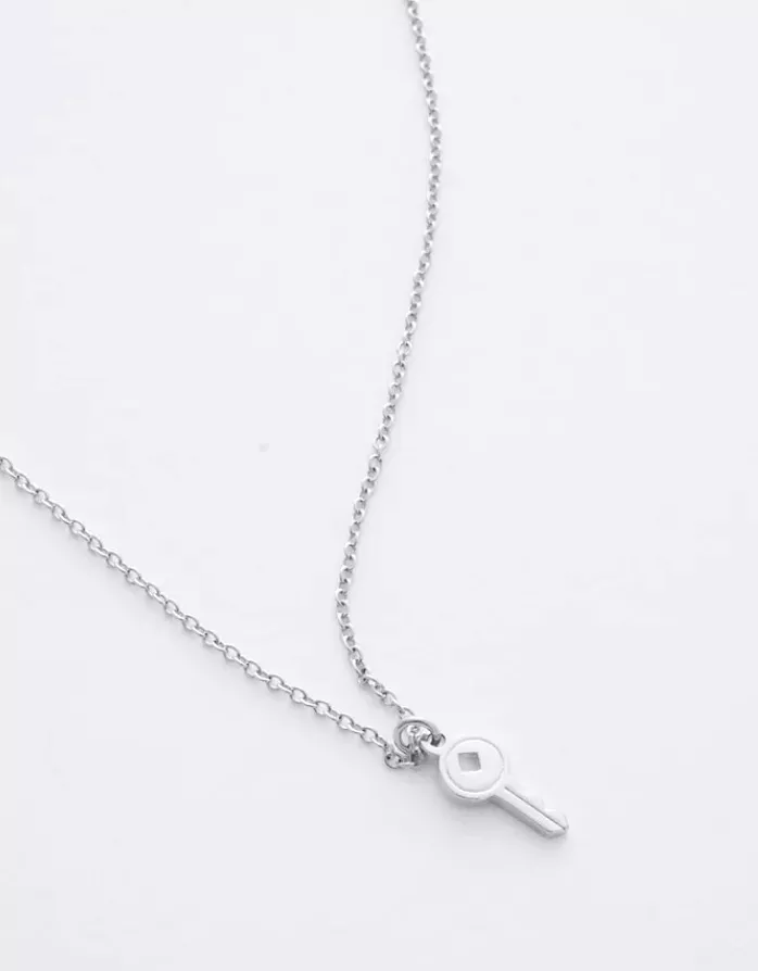 Magic Charm Key Necklace (Silver)