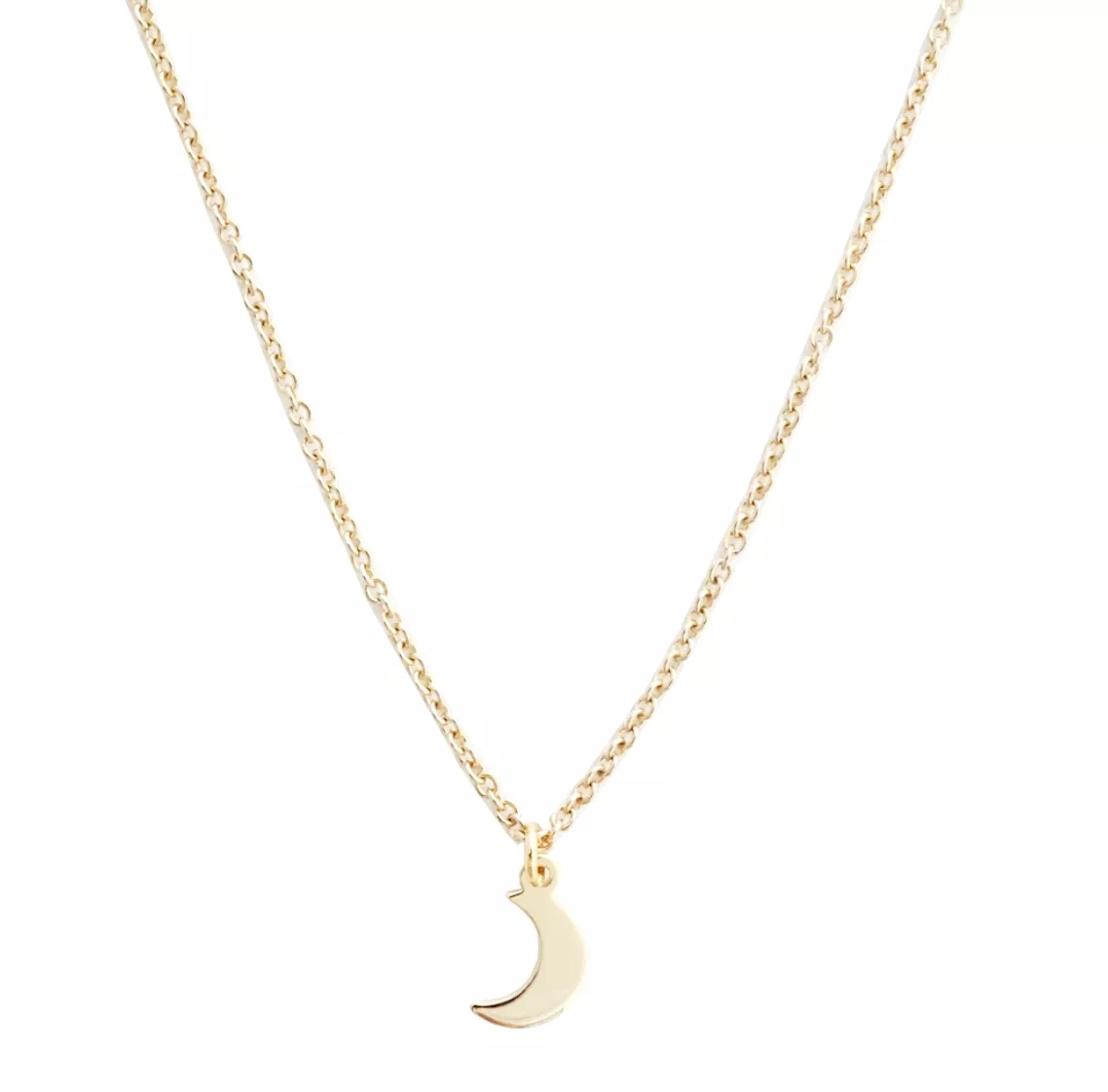 Magic Charm Moon Necklace (Gold)