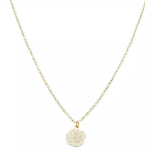 Magic Charm Rose Necklace (Gold)