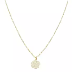 Magic Charm Rose Necklace (Gold)