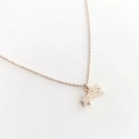 Magic Charm Shooting Star Necklace (Gold)