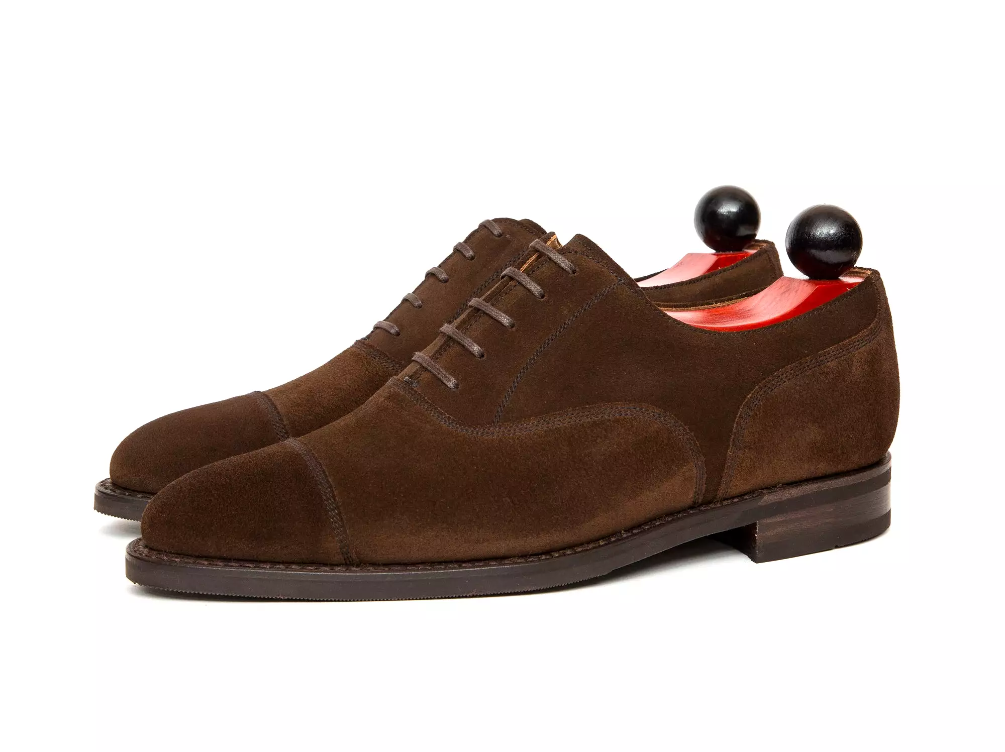 Magnolia - MTO - Dark Brown Suede - TMG Last - City Rubber Sole