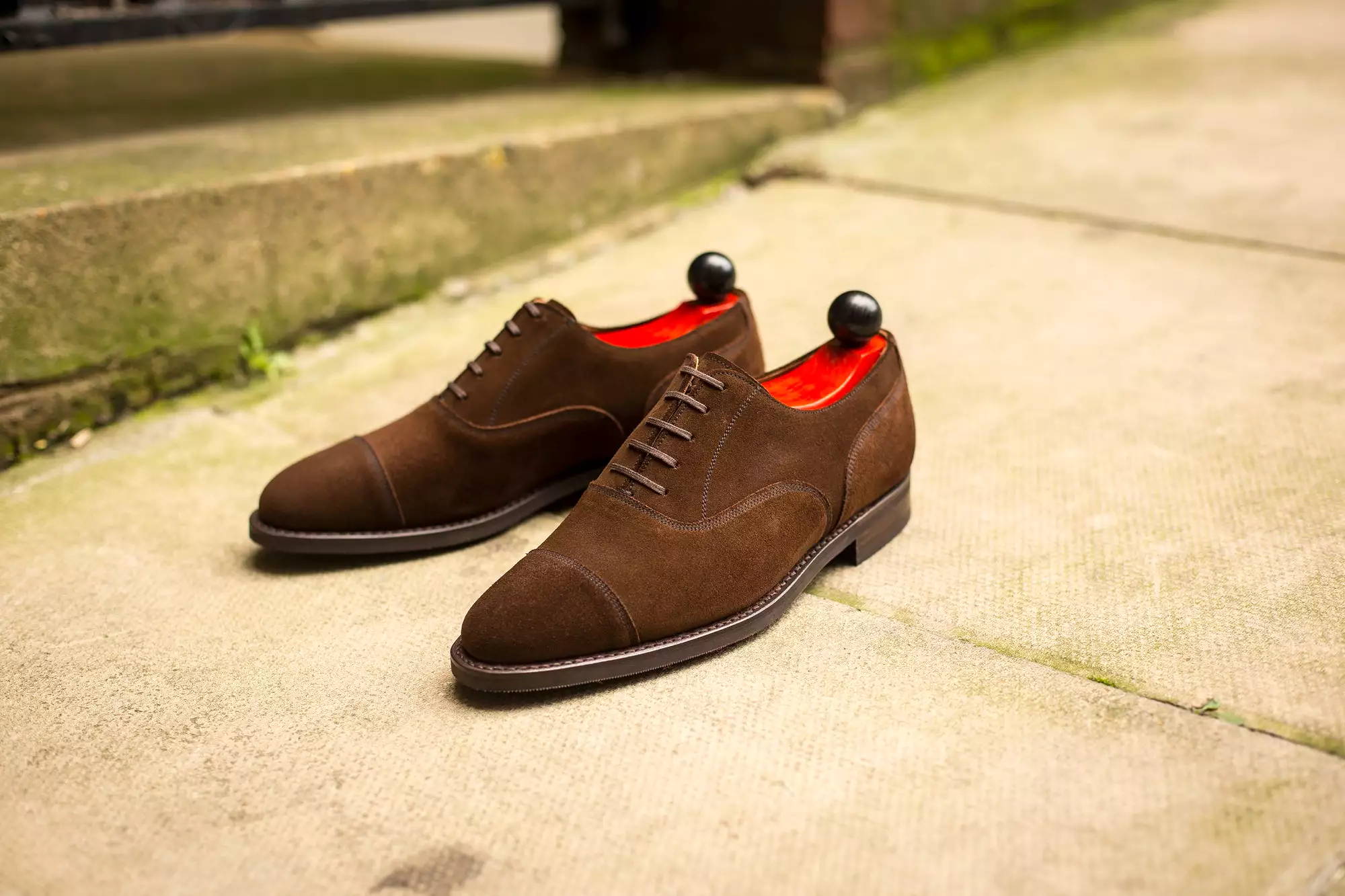 Magnolia - MTO - Dark Brown Suede - TMG Last - City Rubber Sole