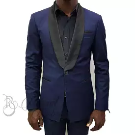 Men's Tuxedo with Single Button |NavyBlue