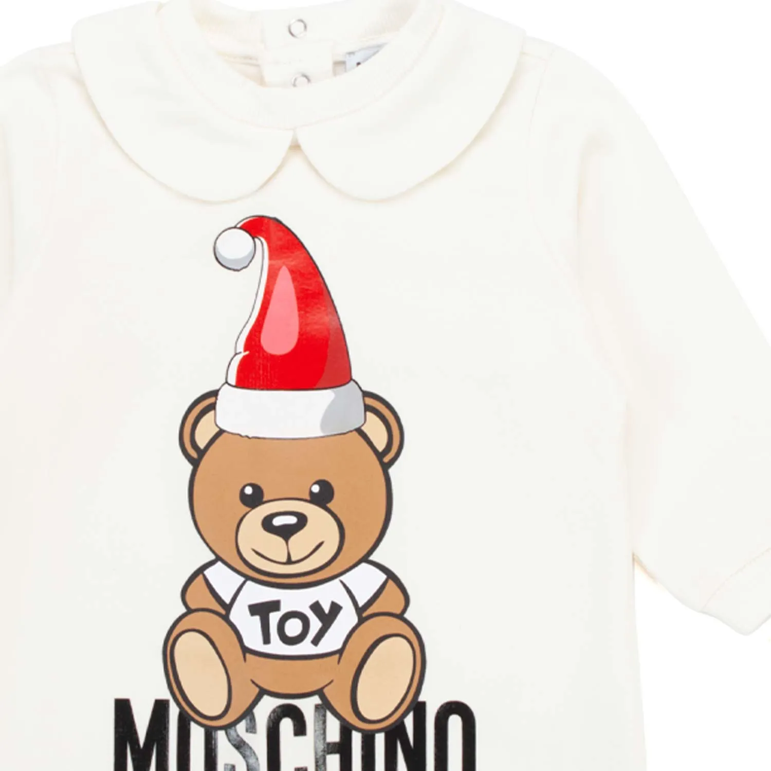 Moschino Unisex Romper With Teddy Bear