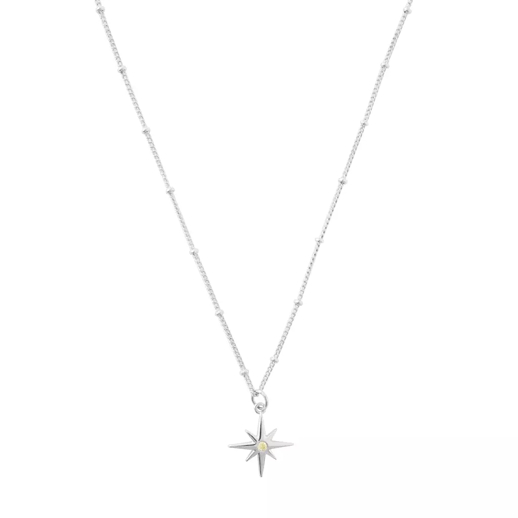 North Star Necklace - Silver