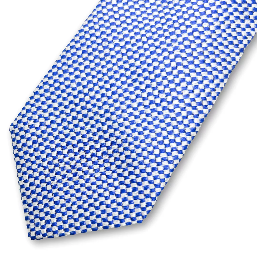 Paul Lawrence Boys Italian Silk Tie _Blue 100-2