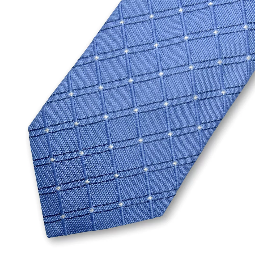 Paul Lawrence Boys Italian Silk Tie _Blue 101-1