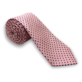 Paul Lawrence Boys Italian Silk Tie _Pink 107-2