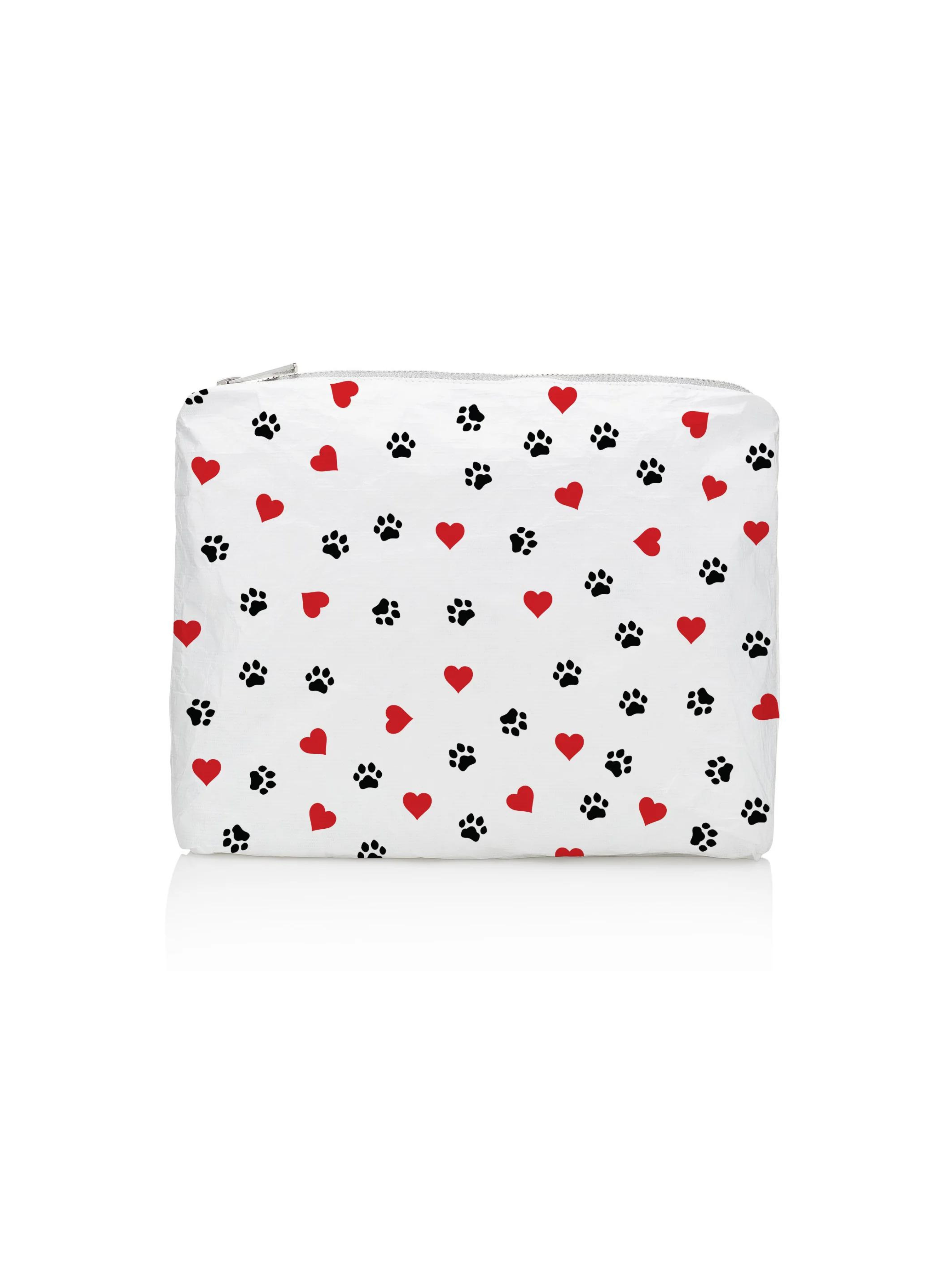 Paws of Love Zipper Pouch - Medium