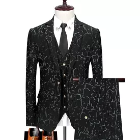 Pietro Galaxy Three Piece Suit