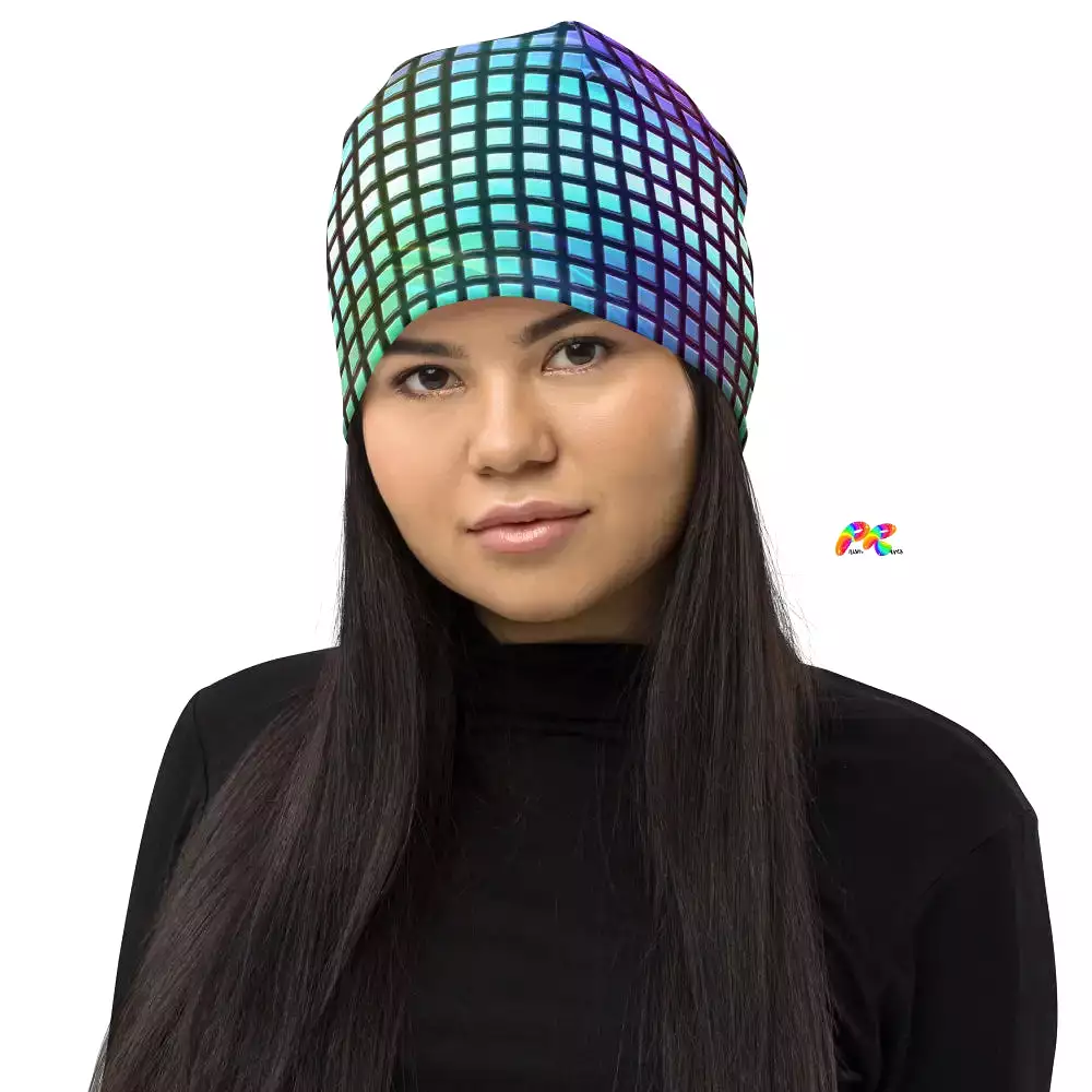 Pixelated Festival Beanie