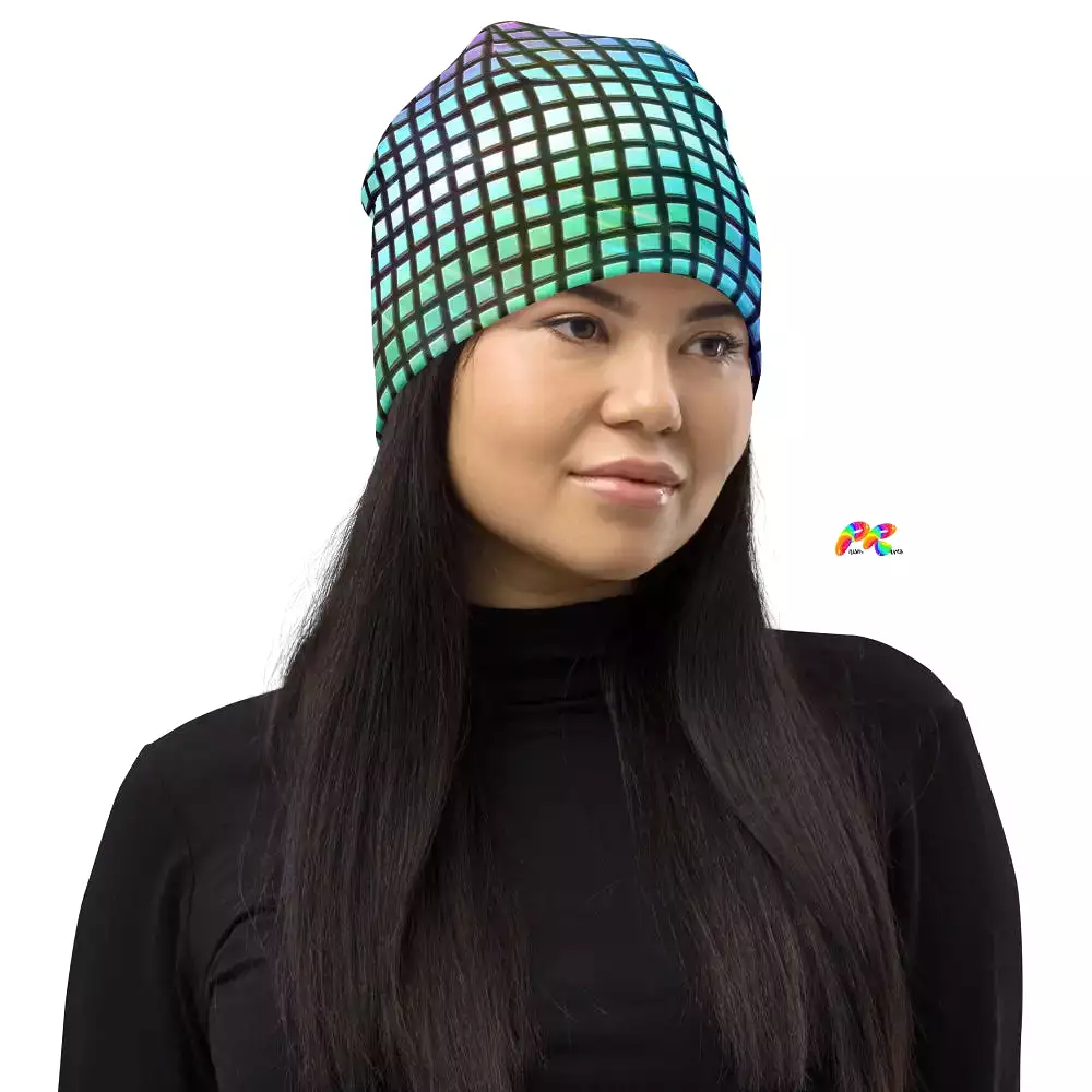 Pixelated Festival Beanie