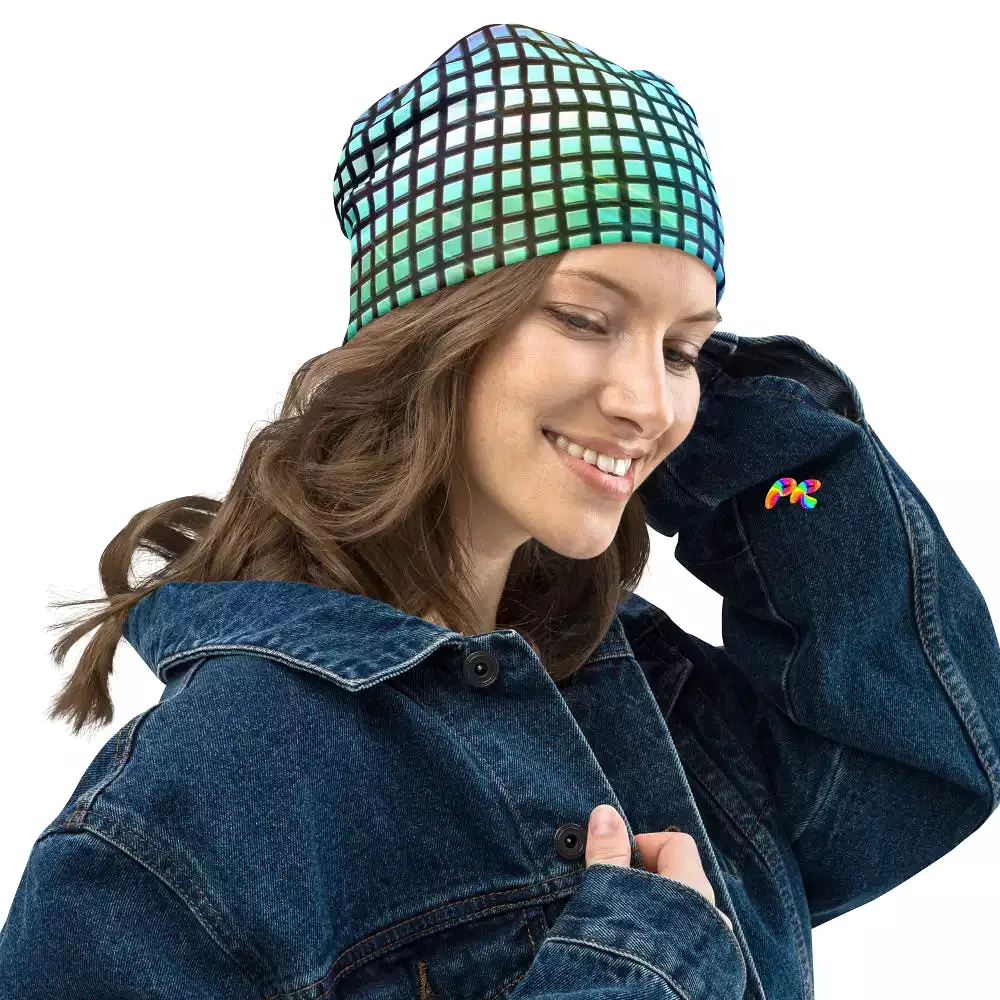 Pixelated Festival Beanie