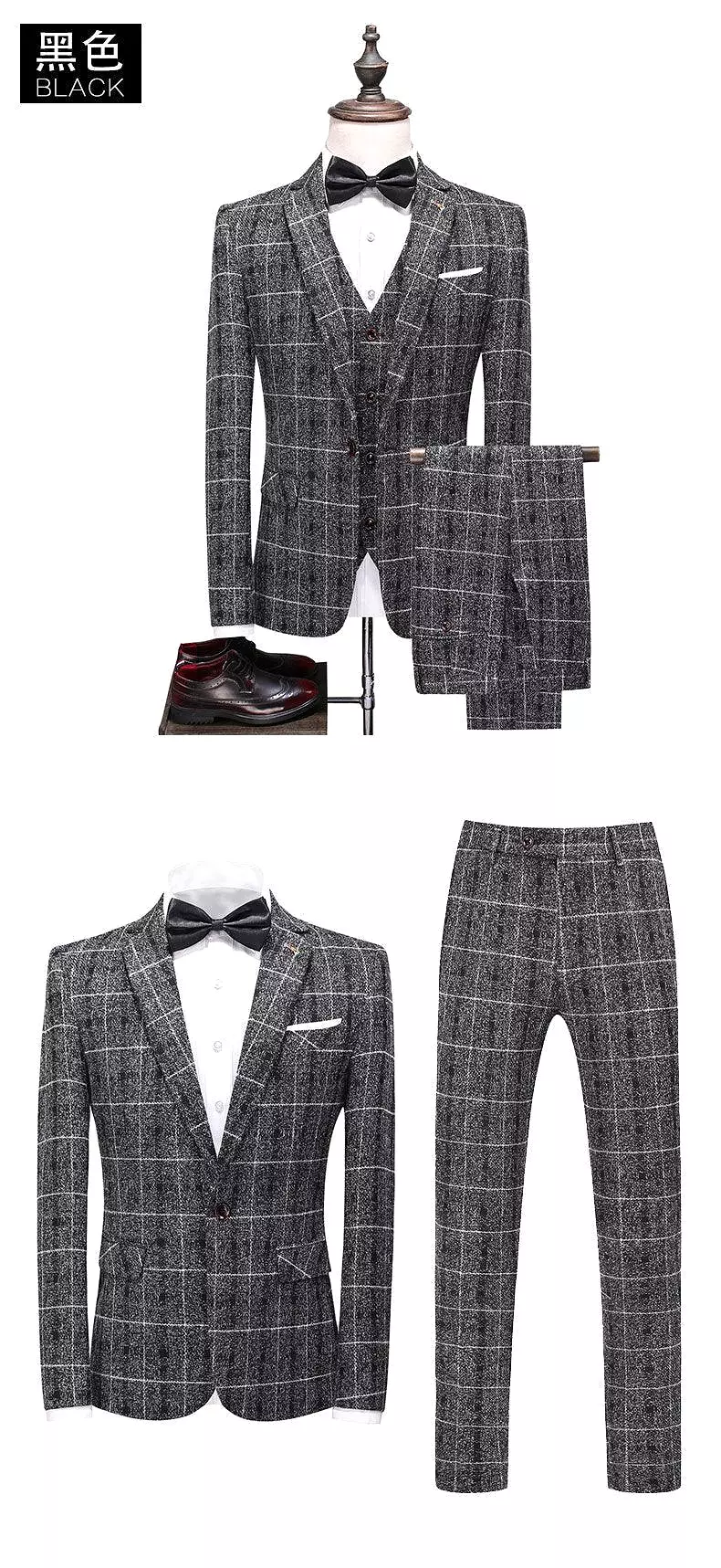 Plaid Suit - Three Piece Suit