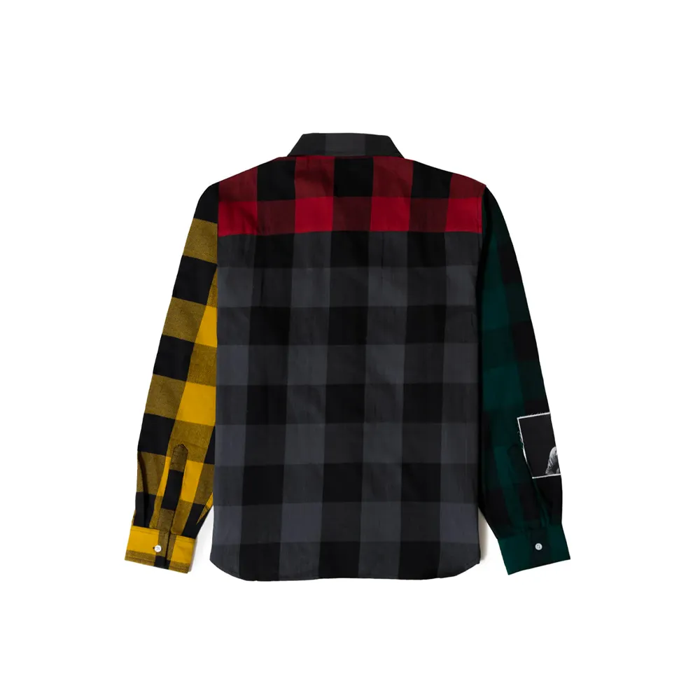 Primitive x Bob Marley Patchwork Flannel PA322655