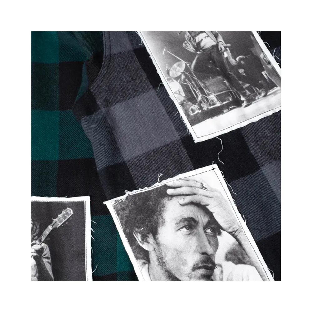 Primitive x Bob Marley Patchwork Flannel PA322655