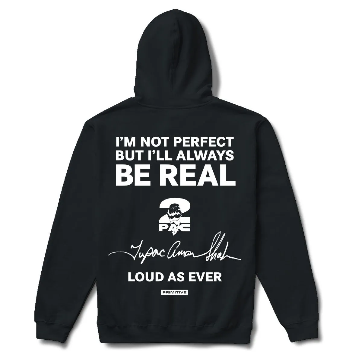 Primitive x Tupac Truth Pullover Hoodie Black