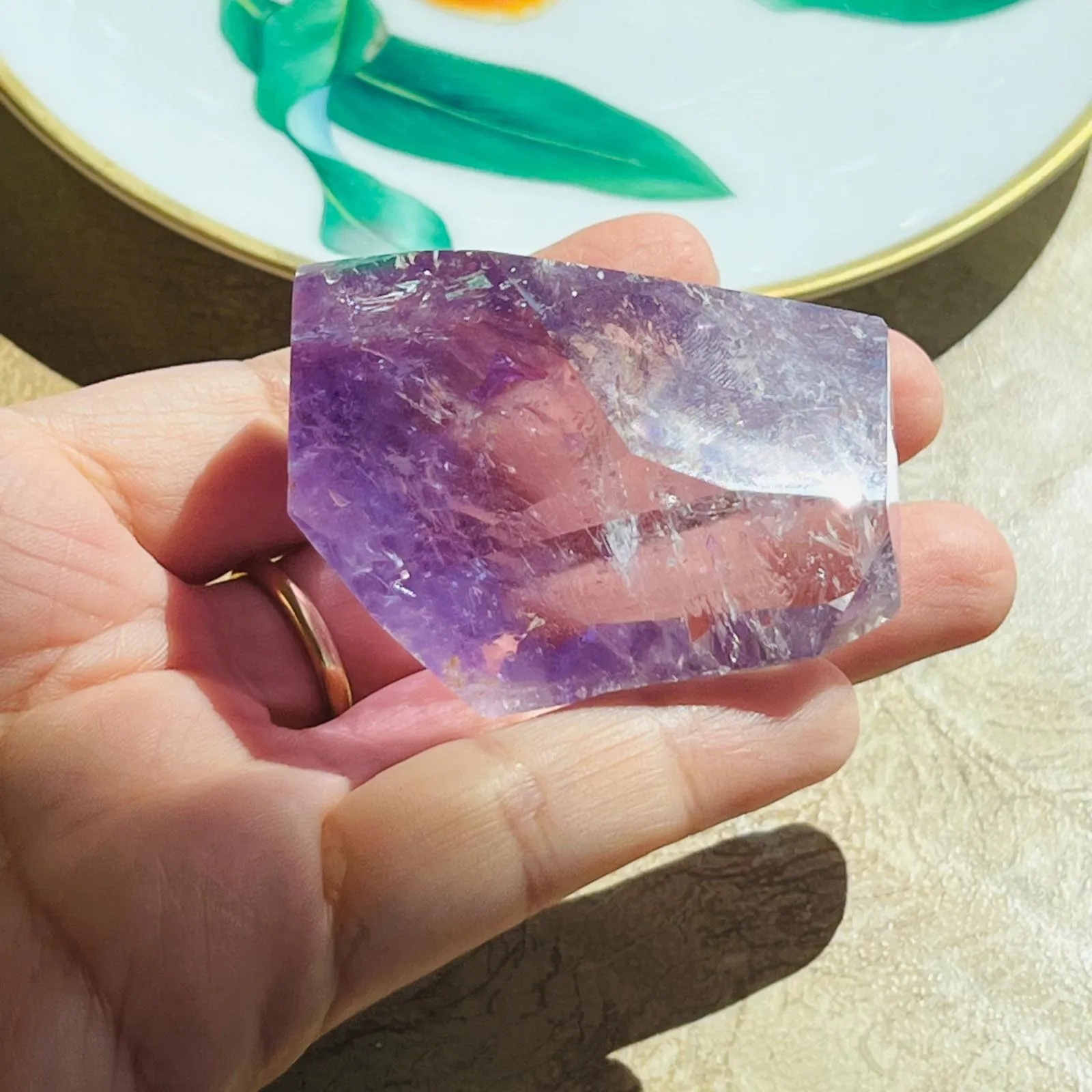 Raw Ametrine