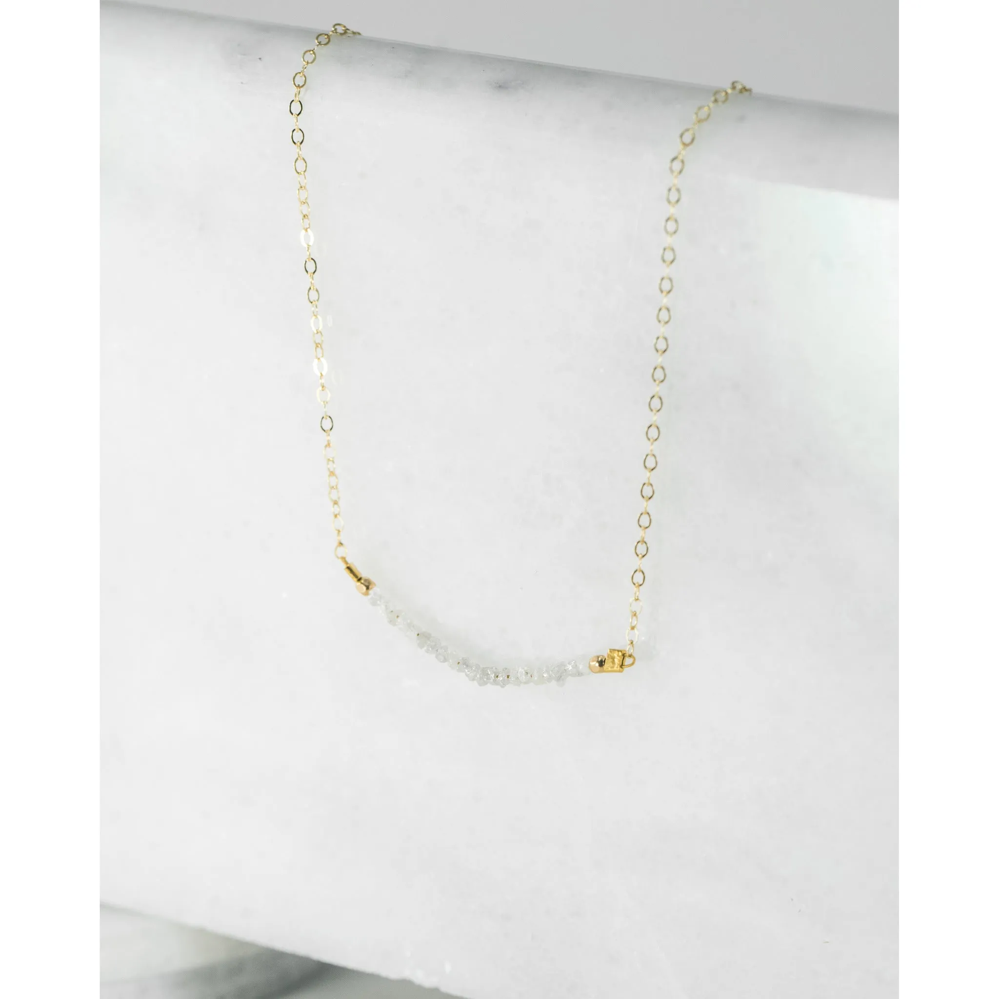 Raw Diamond Necklace