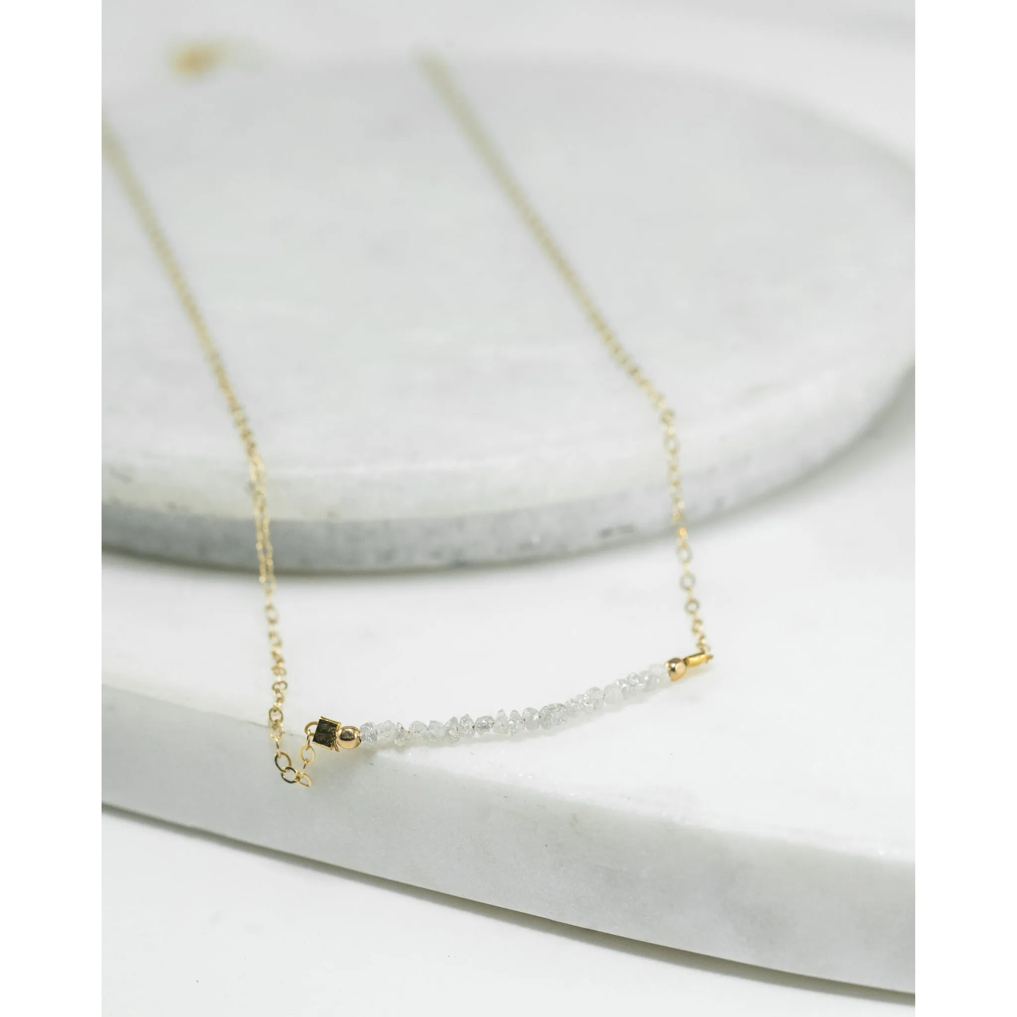 Raw Diamond Necklace