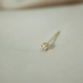 Raw Diamond Stud