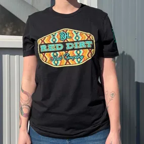 Red Dirt Unisex Heather Black Free Rein Tee