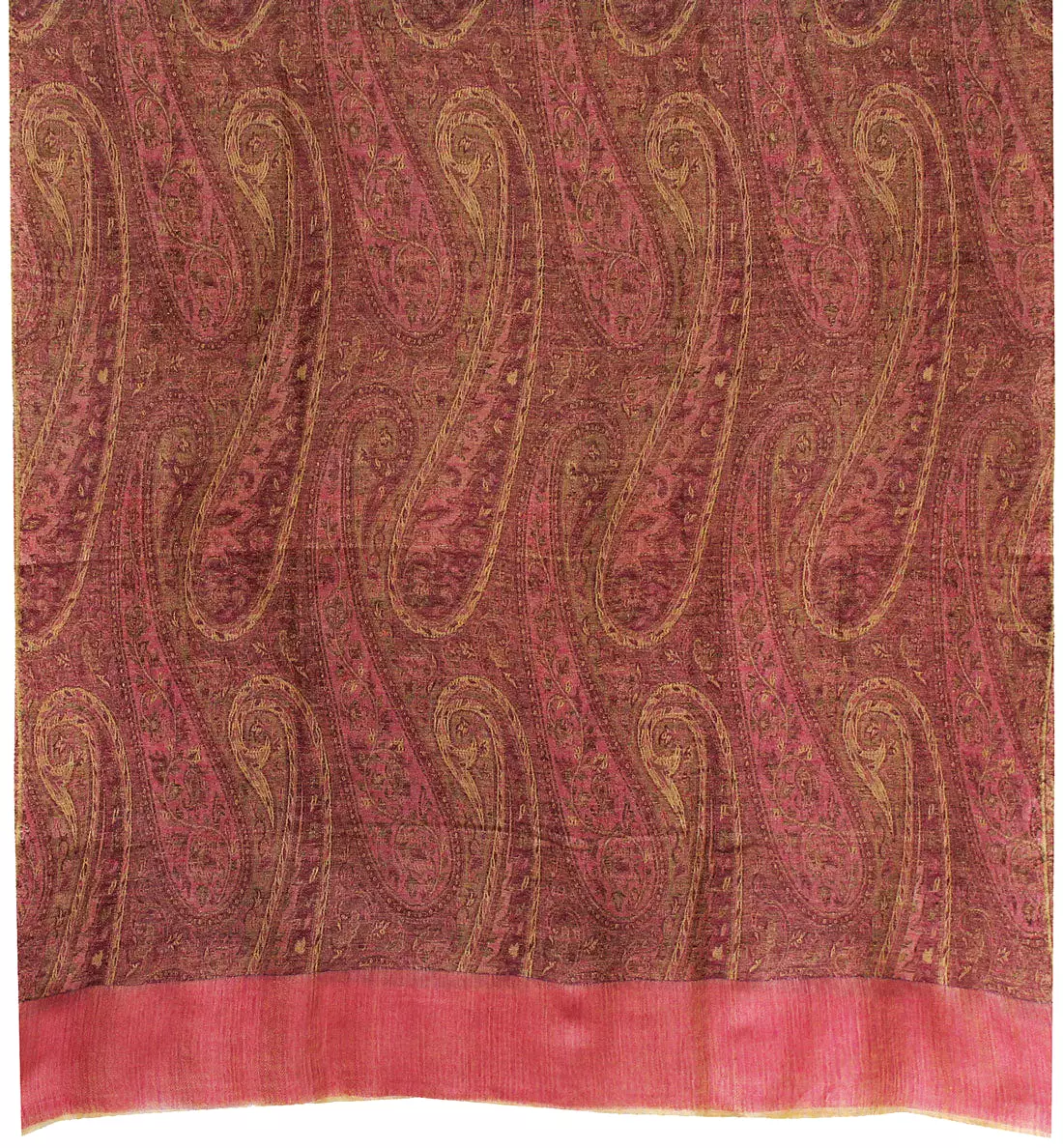 Shawl Scarves Paisley Women's Wool Indian Clothing (82 x 42 inches)