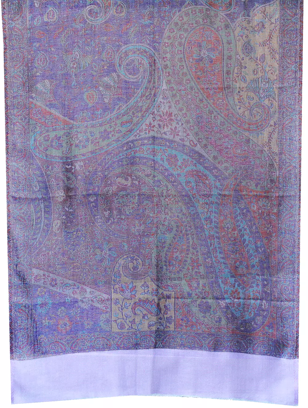 Shawls Paisley Wool Scarf Womens Indian Clothing Gift (80 x 28 inches)