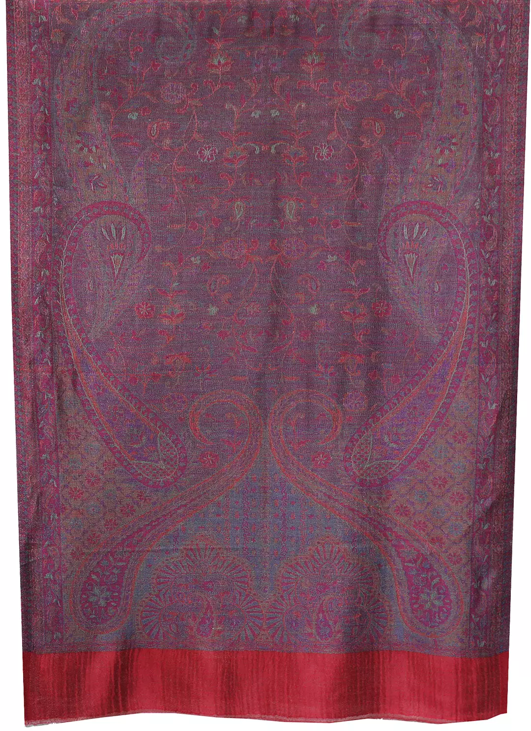 Shawls Paisley Wool Scarf Womens Indian Clothing Gift (84 x 30 inches)