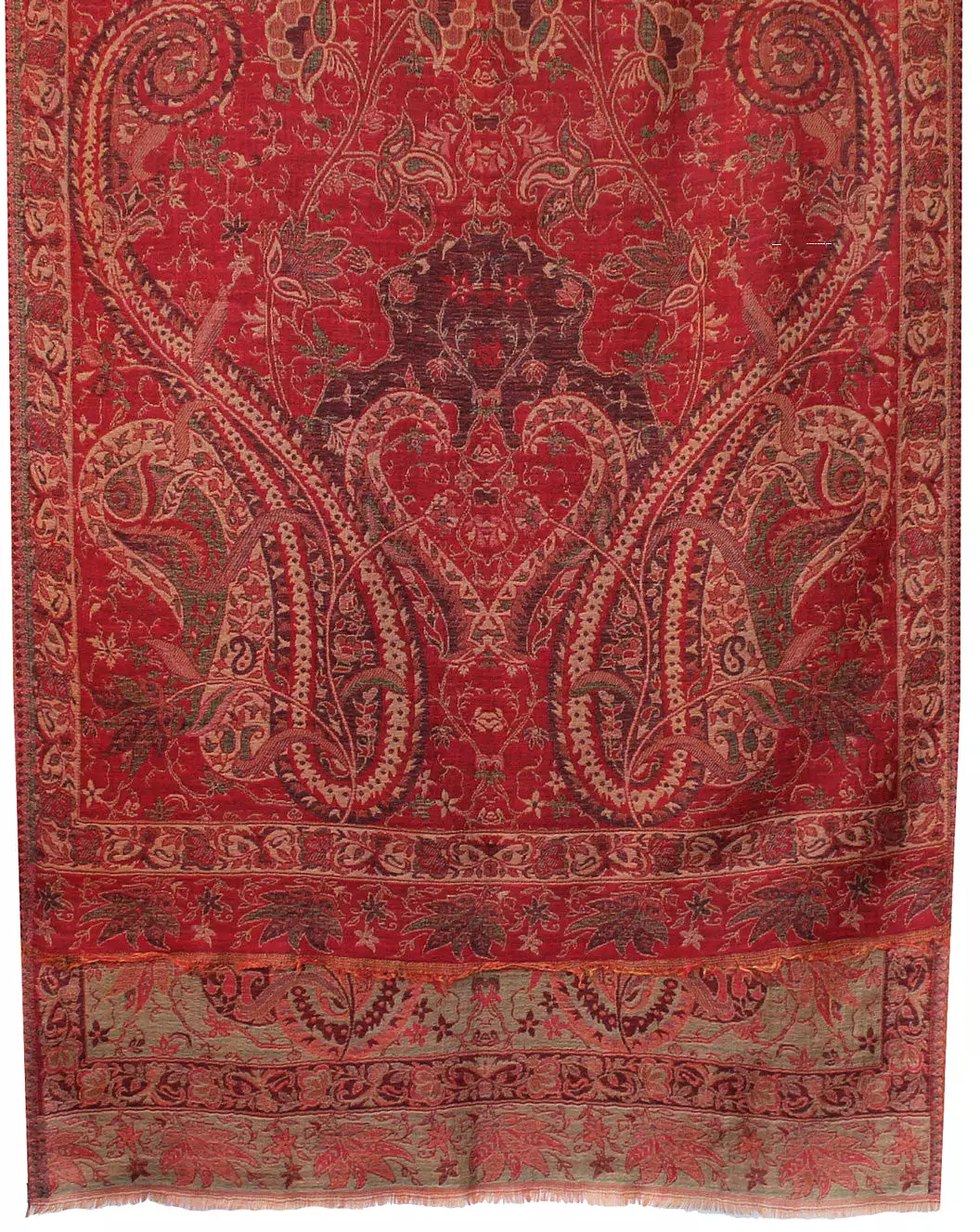 Shawls Paisley Wool Scarf Womens Indian Clothing Gift (84 x 30 inches)