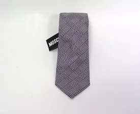 Silk Tie - MOSCHINO - Grey Check