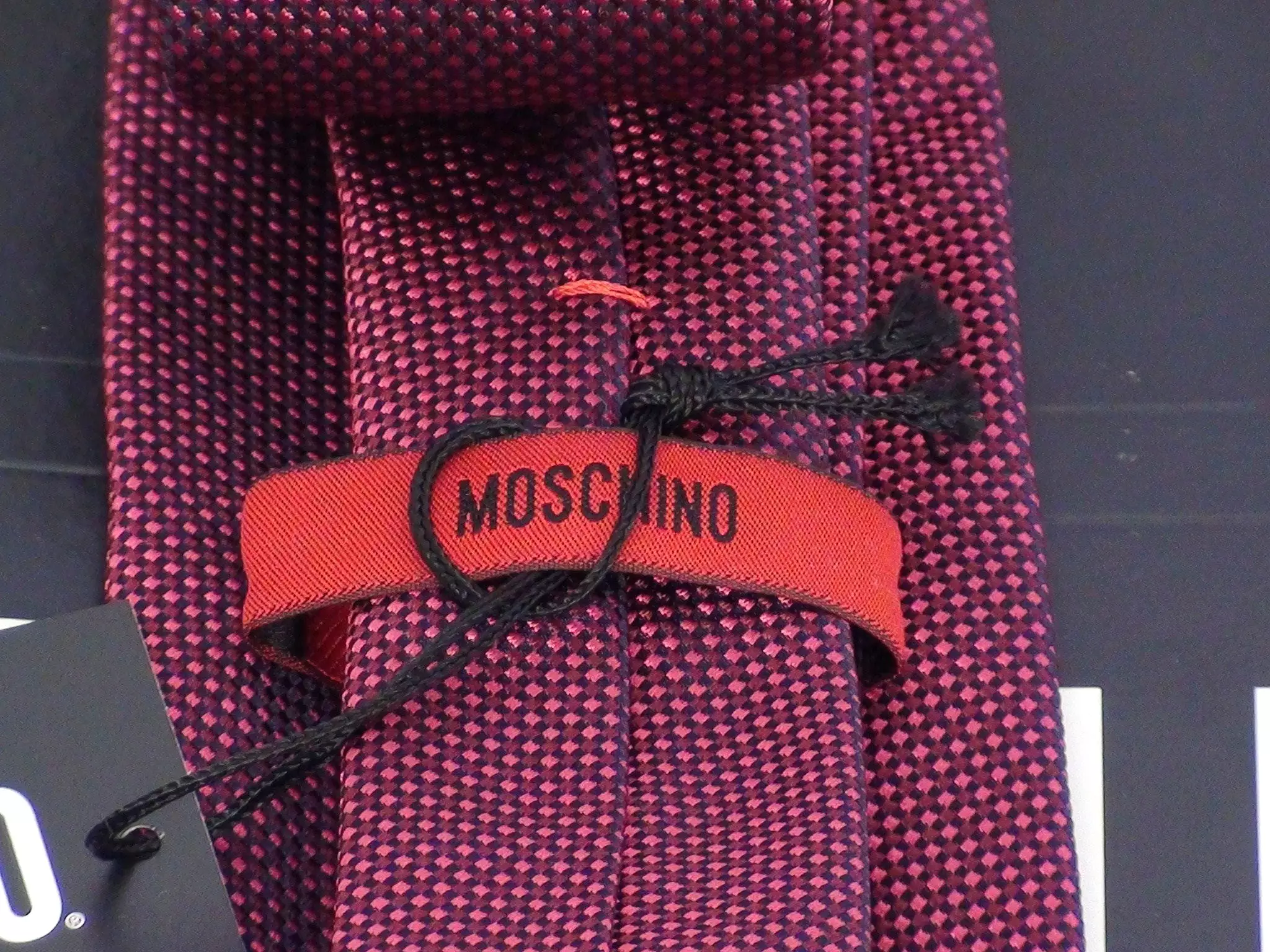 Silk Tie - MOSCHINO - Red