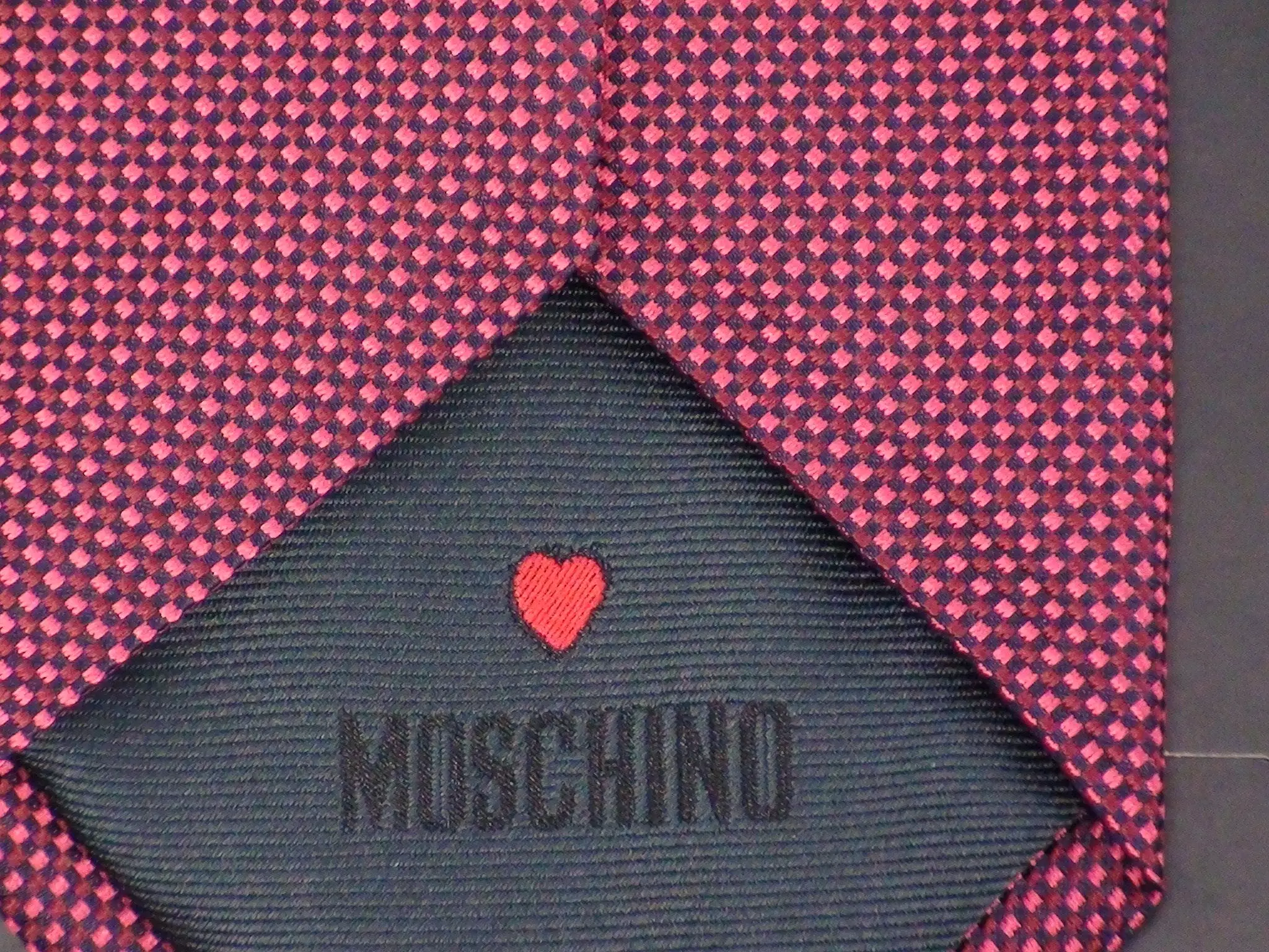 Silk Tie - MOSCHINO - Red