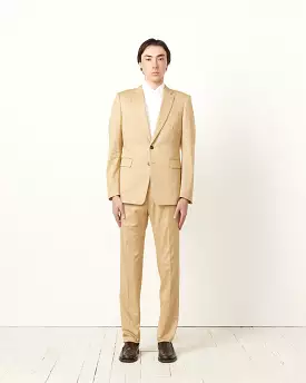 Slim Fit Suit in Beige