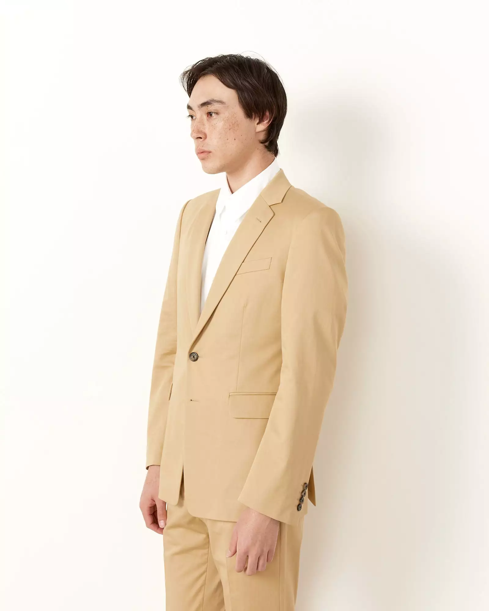 Slim Fit Suit in Beige