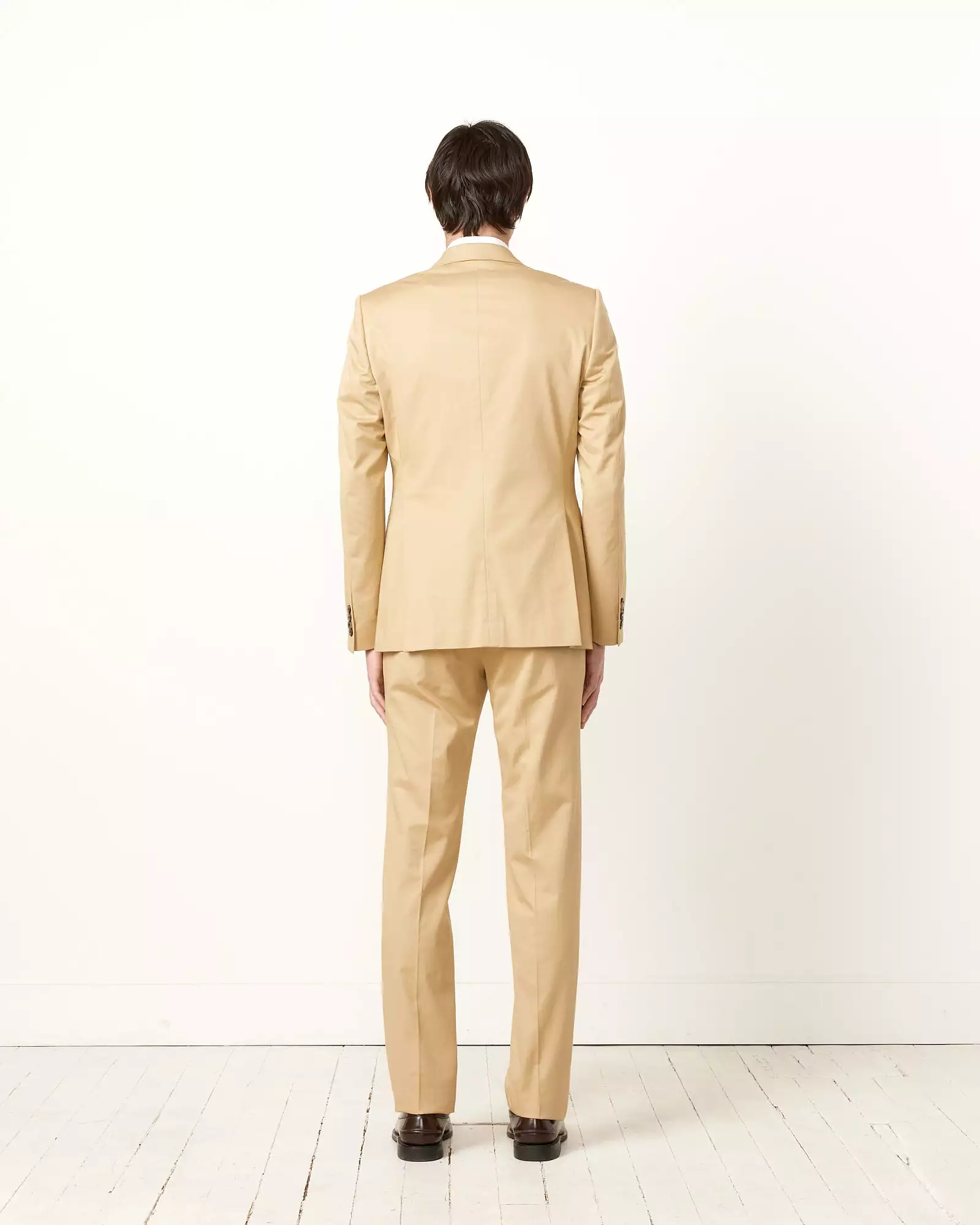 Slim Fit Suit in Beige