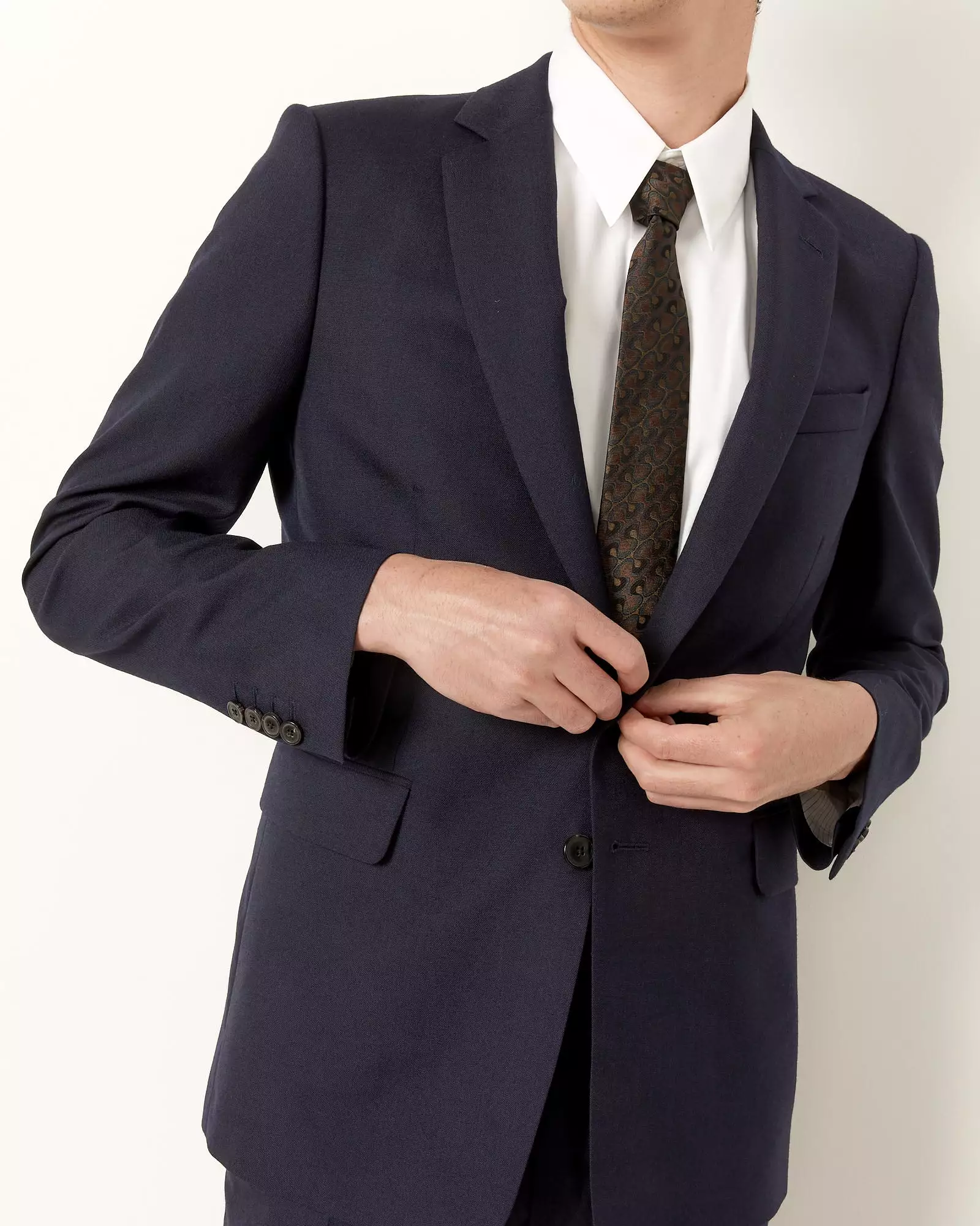 Slim Fit Suit in Navy