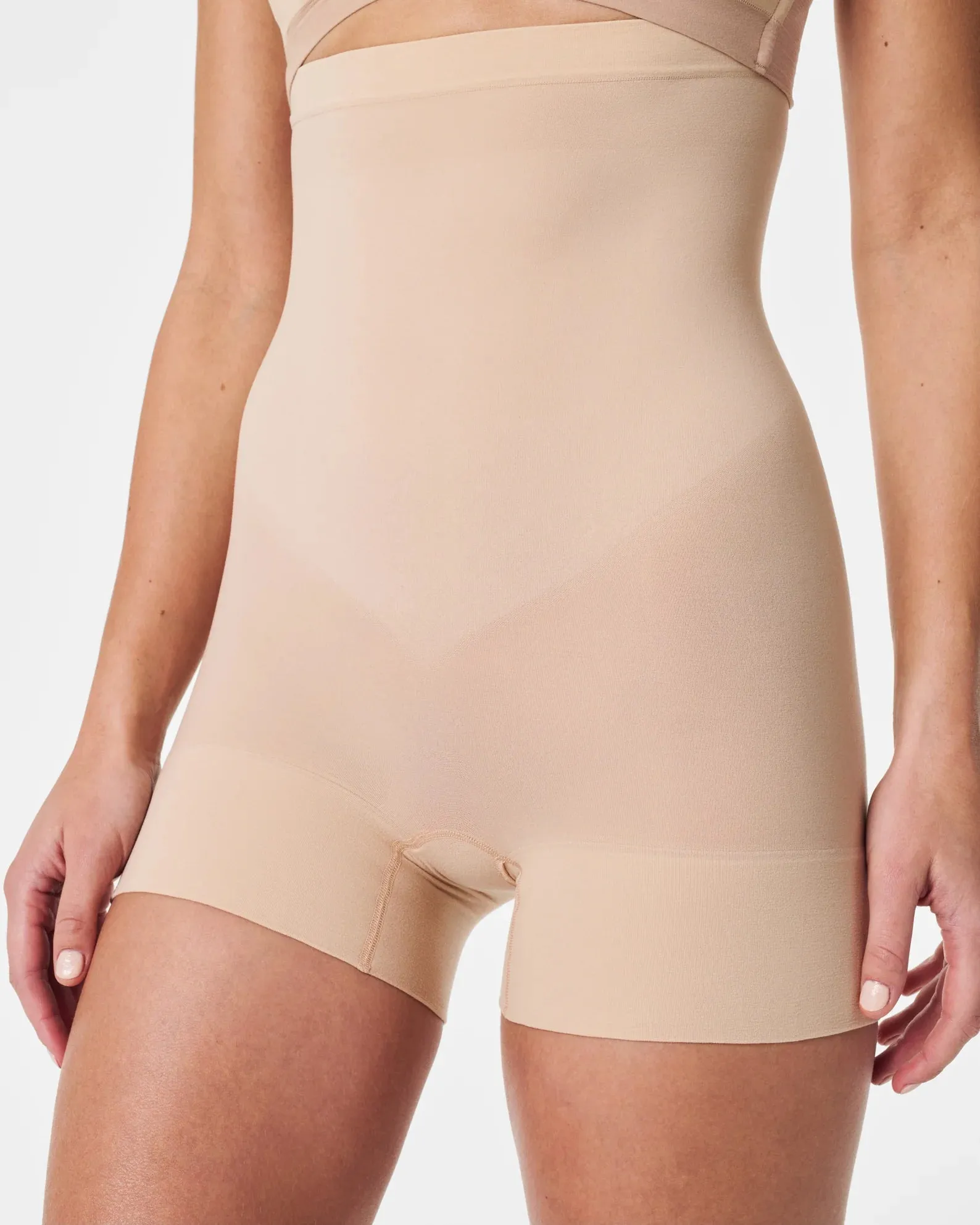 Spanx - Everyday Seamless Shaping High-Waisted Shorty | Soft Nude