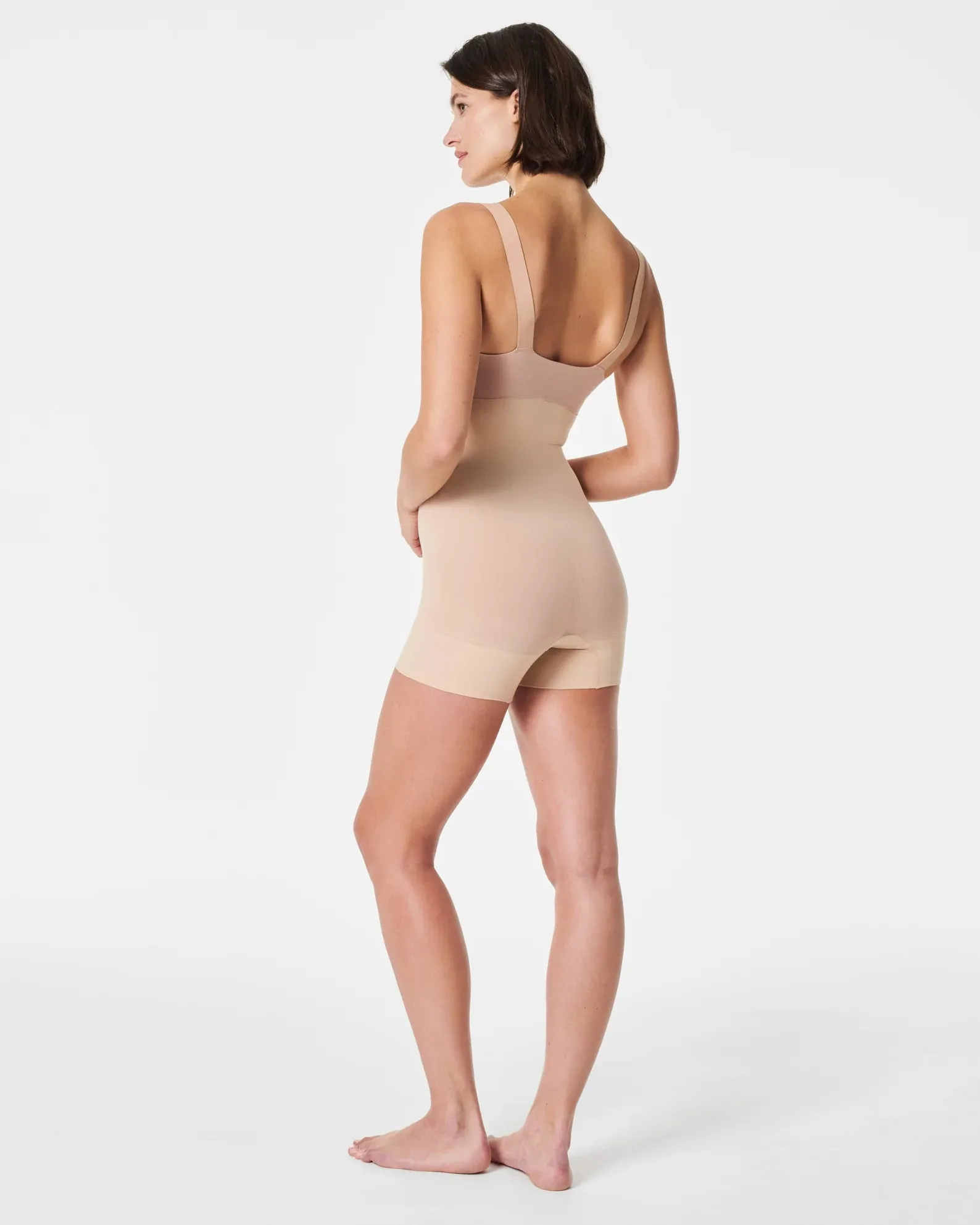 Spanx - Everyday Seamless Shaping High-Waisted Shorty | Soft Nude