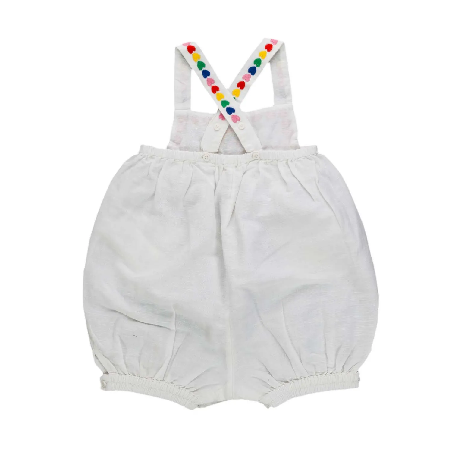 Stella Mccartney Linen Romper For Baby Girl