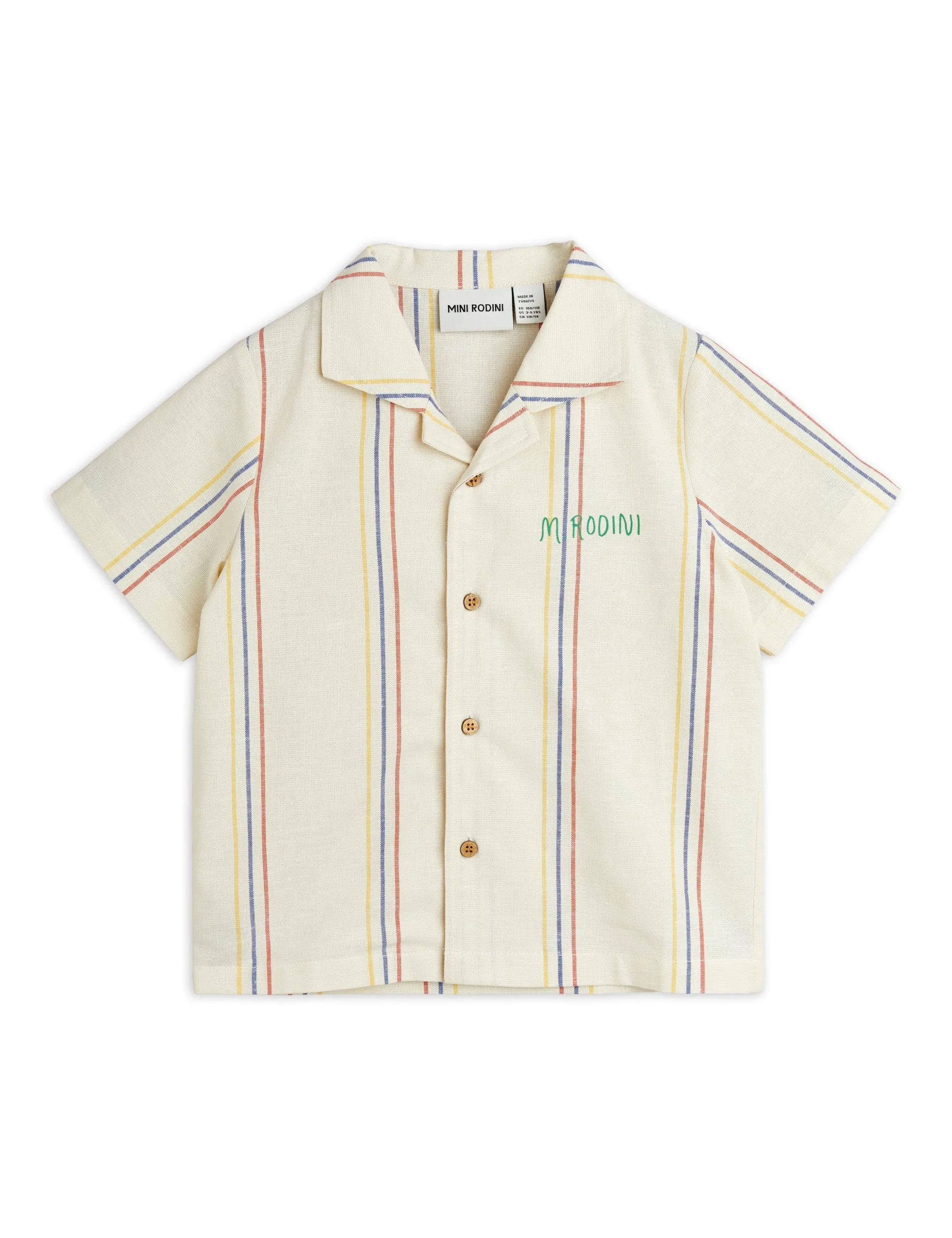 Stripe y/d woven ss shirt