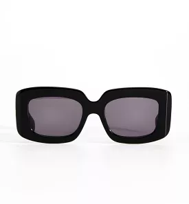 Sun Worship Bio-Acetate Sunglasses - Black with Smoke Lens