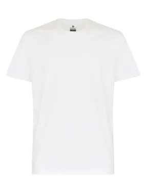 T-shirt slim fit in Compact Eco Cotton Jersey - Bianco