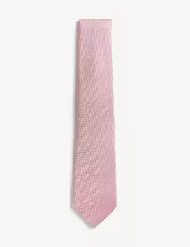 Textured Pure Silk Tie